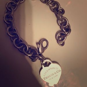Tiffany Heart Tag Charm Bracelet